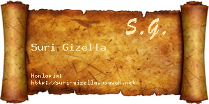 Suri Gizella névjegykártya